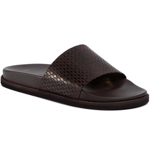 Pantoletten Boss Cliff 50430867 10221468 01 Dark Brown eschuhe
