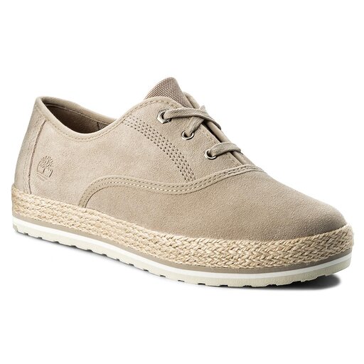 Espadryle Timberland Eivissa Leather Sea A1MA5 Be?owy | eobuwie.com.pl