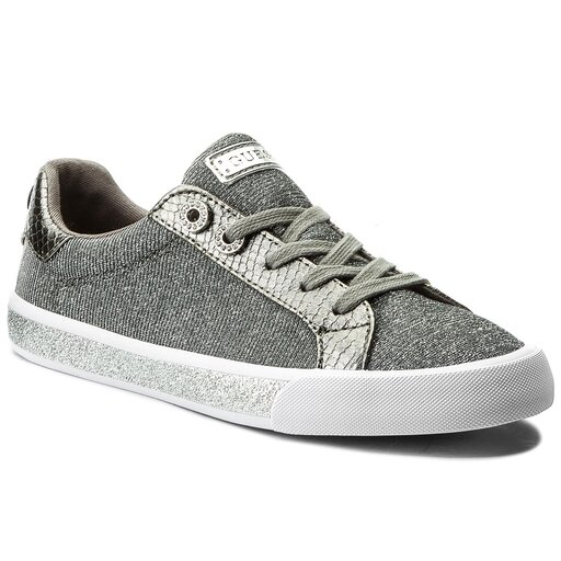 Sneakers aus Stoff Guess Meggie FLMEG1 FAM12 Silberfarben eschuhe