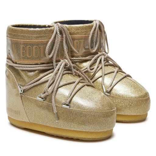 Scarpe Ugg Ugg Brillantini Oro Stivali Da Neve Moon Boot Icon Low