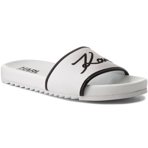 Şlapi KARL LAGERFELD KL80006 Alb | epantofi.ro