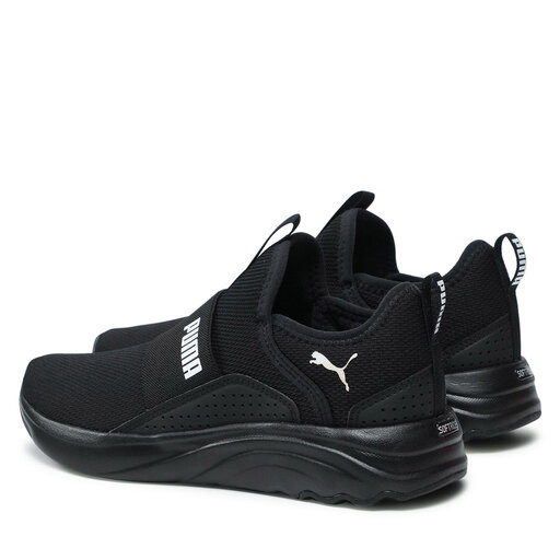 puma black slip on