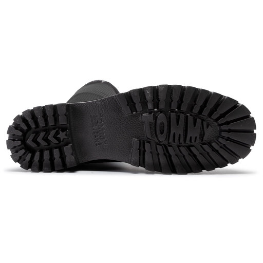 Botfortai Tommy Jeans Tommy Signature Long Boot EN0EN00634 Black