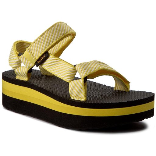 Sandales Teva Flatform Universal 1008844 Candy Stripe Yellow