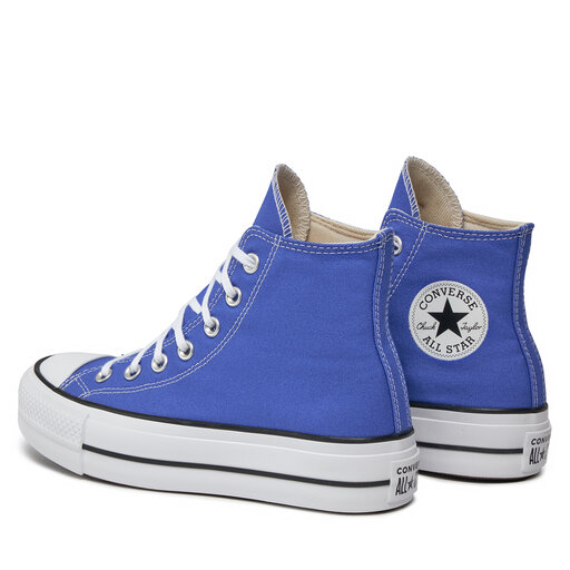 Royal blue low top converse on sale