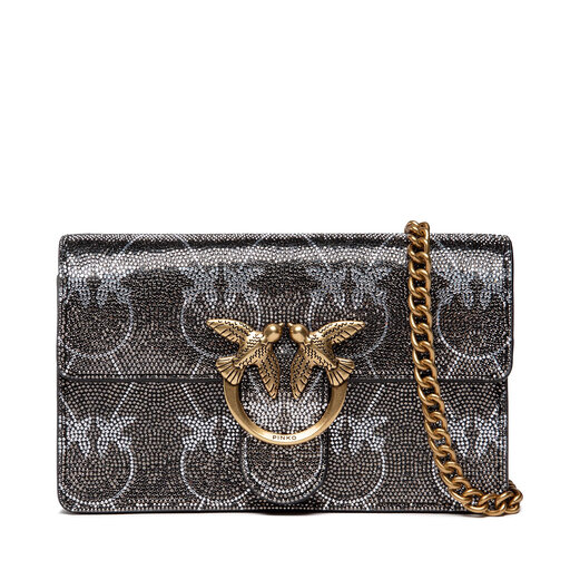 ニッケ様(⁠ノ⁠◕⁠ヮ⁠◕⁠)⁠ノ⁠*⁠.⁠✧　② Torebka Pinko Love Pocket Shiny Logo AI 22-23 PLTT 1P22WV