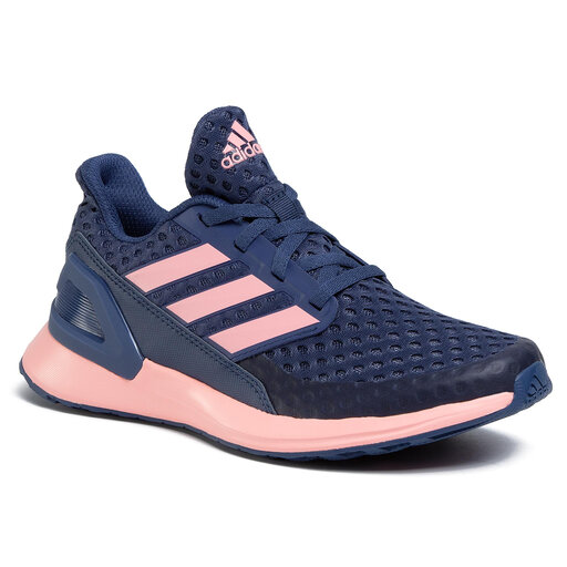 Laufschuhe adidas RapidaRun J EF9243 Dunkelblau eschuhe