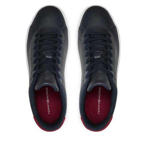 【お買得】 Court Th Hilfiger Tommy batai Laisvalaikio Leather Ess Grain 写真・グラフィック