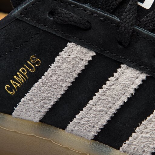 adidas Campus W B37150 Cblack Greone Gum4