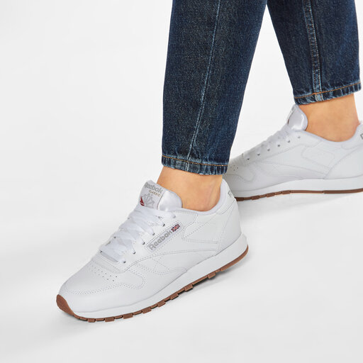 Batai Reebok Cl Lthr 49803 White/Gum • Www.eavalyne.lt