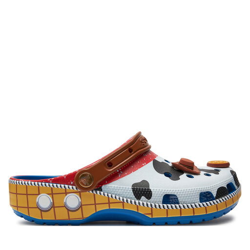 Klapki Crocs Toy Story Woody Classic Clog 209446 Niebieski