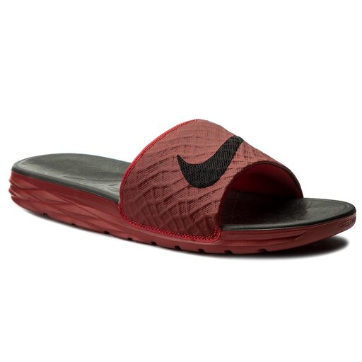 lepet s Nike Benassi Solarsoft 705474 600 University Red Black