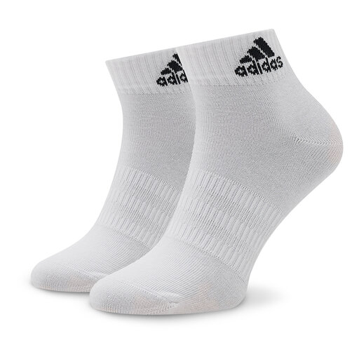 Calzini corti unisex adidas Thin and Light Ankle Socks 3 Pairs HT3468 Bianco escarpe