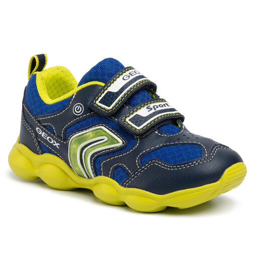 híbrido Leche compilar Sneakers Geox J Munfrey B. C J024BC 014BU C0749 S Navy/Lime • Www.zapatos.es