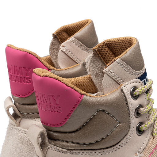 Aulinukai Tommy Jeans Hybrid Boot EN0EN01596 Stony Beige ACE •  Www.eavalyne.lt