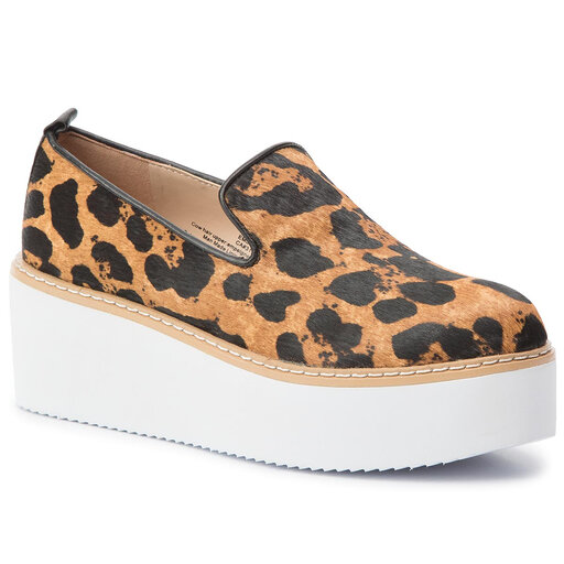 dkny leopard print trainers