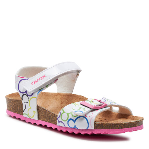 Sandalen Geox J Adriel Girl J158MC 000FC C0653 S WeiB