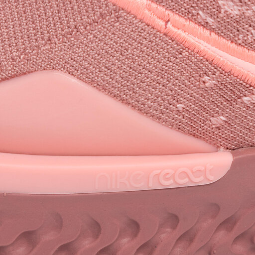 Nike epic react flyknit clearance pink