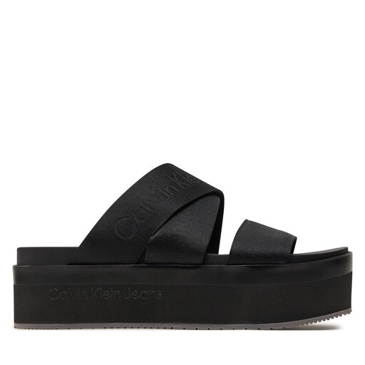 Pantoletten Calvin Klein Jeans Flatform Sandal Webbing In Mr 