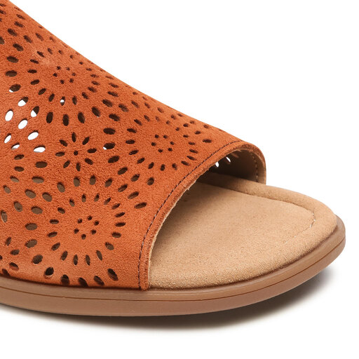 Sandały Clarks Reyna Swirl 261577144 Brązowy