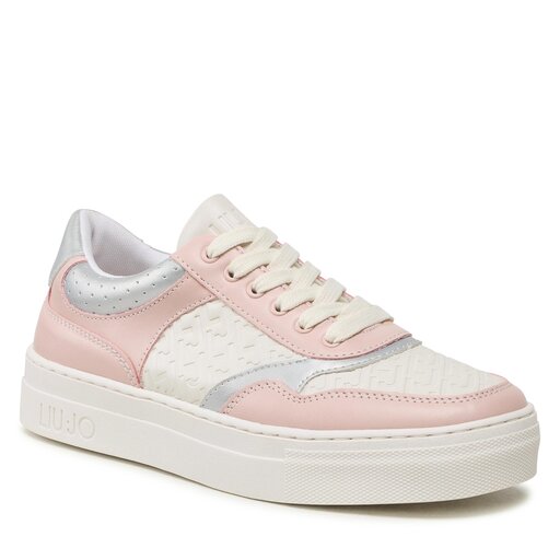 Sneakersy Liu Jo Alicia 505 4A3701 EX097 Pink Milk Silver S1695