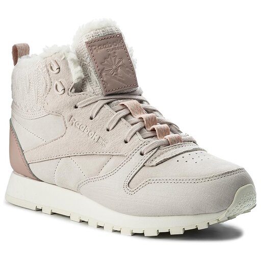 Pantofi Reebok Cl Lthr Arctic Boot BS6274 Lilac Ash Pnk Peach Chalk epantofi.ro