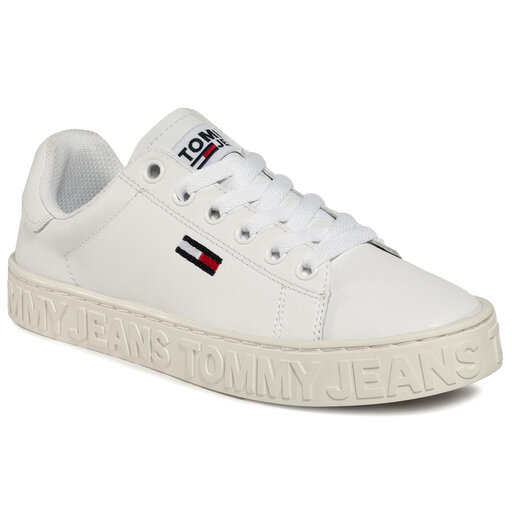 Cool tommy jeans discount sneaker en0en00877 white 100