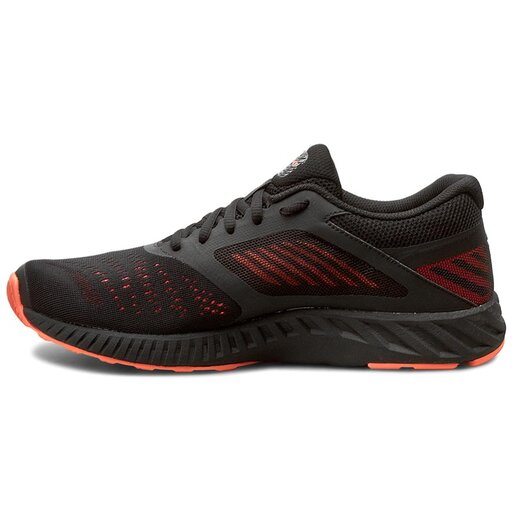 Scarpe Asics FuzeX Lyte T670N Black Flash Coral Onyx 9006 escarpe