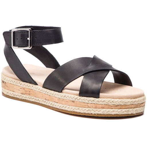 Clarks botanic poppy black top
