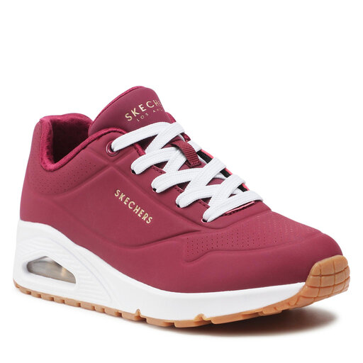 Maroon skechers hotsell