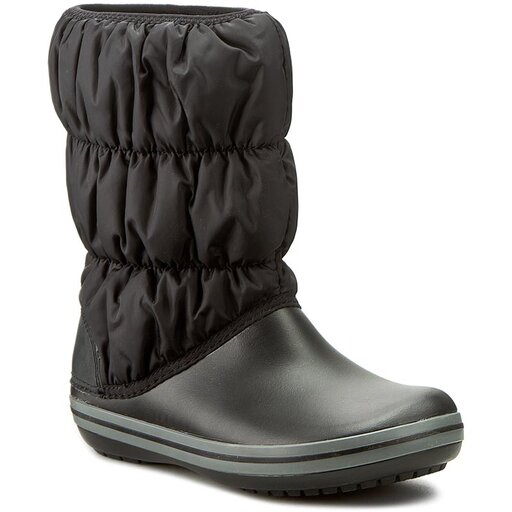 Black insulated crocs on sale