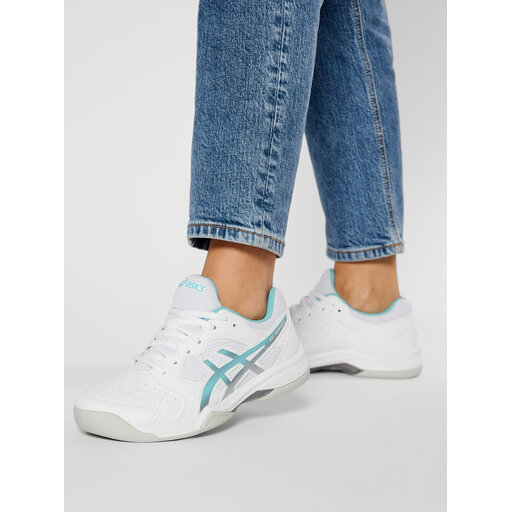 Tennisschuhe Asics Gel Dedicate 6 Indoor 1042A074 WeiB eschuhe
