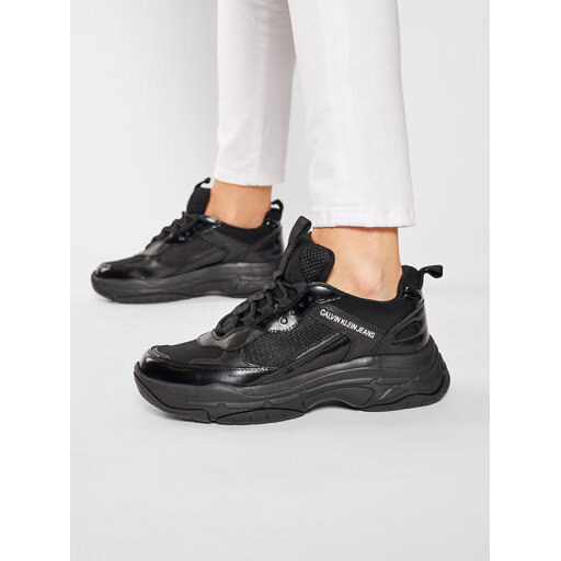 Calvin klein maya trainers black clearance