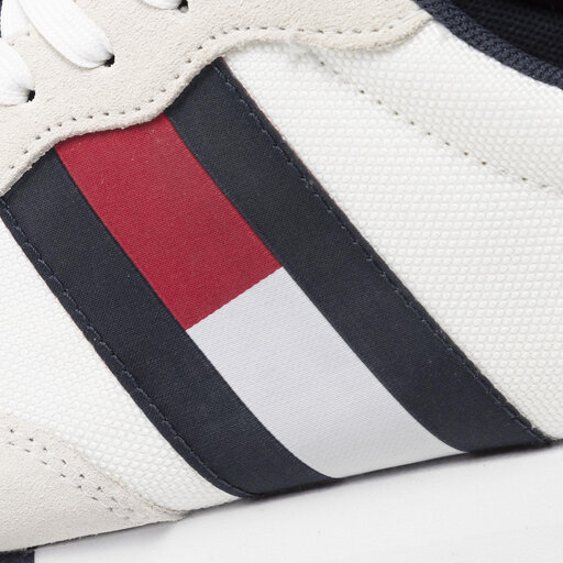 Laisvalaikio batai Tommy Hilfiger Retro Tjm Mix Pop Runner EM0EM00725 White  YBR • Www.eavalyne.lt