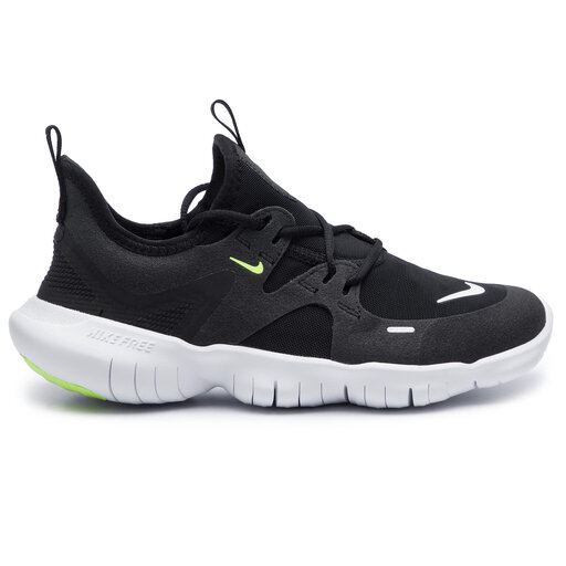 Chaussures Nike Free Rn 5.0 GS AR4143 001 Black White Anthracite