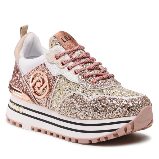 Sneakers Liu Jo Wonder BA2051 TX007 Rose Gold • Www.zapatos.es