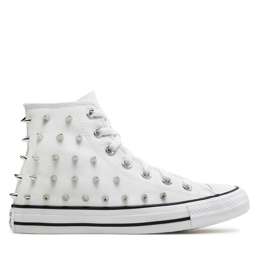 Converse white deals with studs