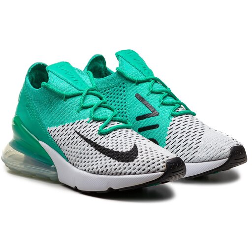 Nike Air Max 270 Flyknit AH6803 300 Clear Emerald Black