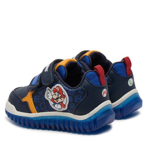 Scarpe Da Ginnastica Geox B Lightyloo Boy B - Per Bambini E Ragazzi, Blu Navy, Suola In Gomma - Foto 5