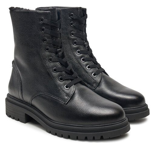 Damen Tamaris Schuhe Tamaris Stiefel Schwarz Flach Stiefeletten - Main Image