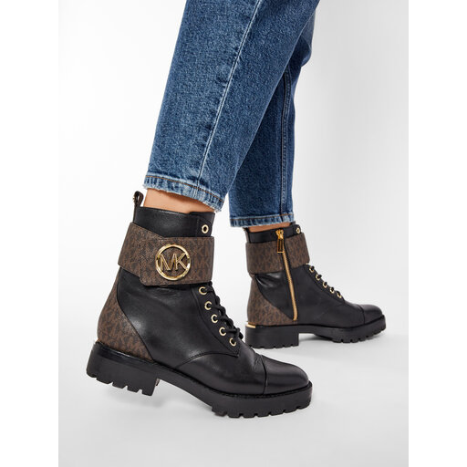 Trapery MICHAEL Michael Kors Tatum Ankle Boot 40F0TAFB6L Brown Blk