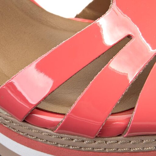 Sanda y Clarks Zia Wave 261058744 Coral eobuwie .pl