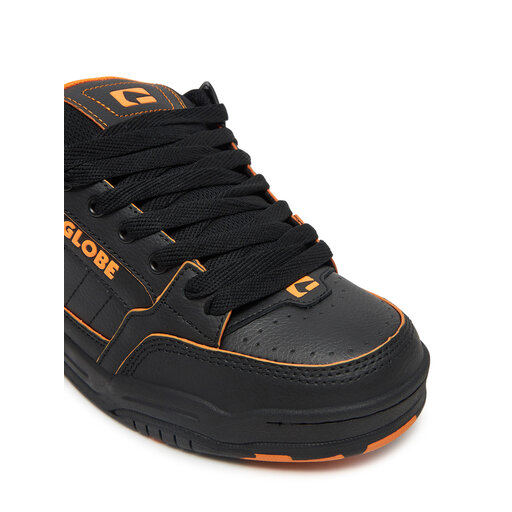 Scarpe Da Skate Globe Tilt - Pelle, Lacci, Colore Black/Orange/Mosaic - Foto 5