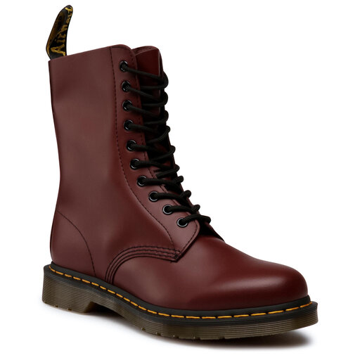 Botas de combate Dr. Martens 1490 11857600 Guinda burdeos zapatos.es