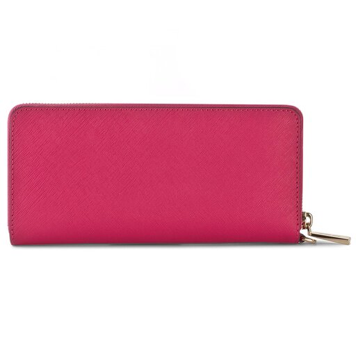 Portefeuille femme grand format MICHAEL Michael Kors Jet Set Travel 32S5GTVE9L Rose chaussures