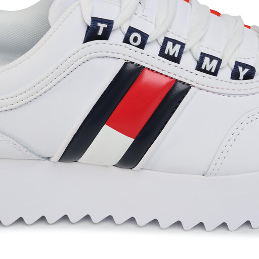 Sneakers Tommy Jeans High Cleated Tommy Jeans Sneaker EN0EN00948 Blanc chaussures