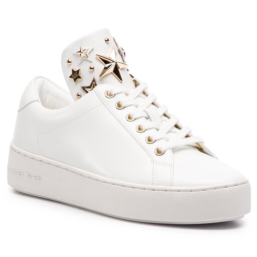 Sneakersy MICHAEL Michael Kors Mindy Lace Up 43R9MNFS6L Optic White ...