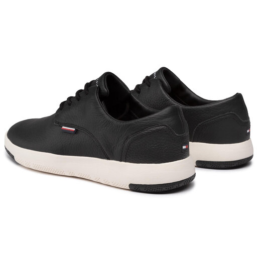 Zapatillas Tommy Hilfiger Lighweight City Leather Shoe FM0FM02862 Negro zapatos.es