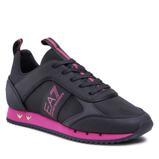 Snīkeri EA7 Emporio Armani X8X027 XK219 R346 Black/Festival Fucsi •  Eapavi.lv
