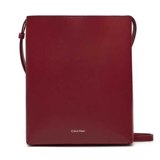 Handtasche Calvin Klein Line Ns Crossbody Lth Bag K60K612649 Dunkelrot